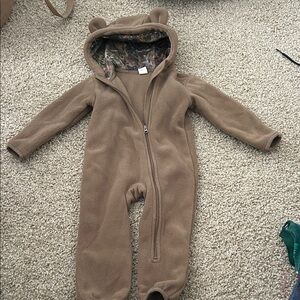 Bass Pro Shops Brown Fleece Kids Footie